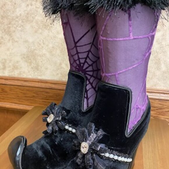 Spooky Witch Boot Decoration – Halloween Decor - Picture 2 of 11